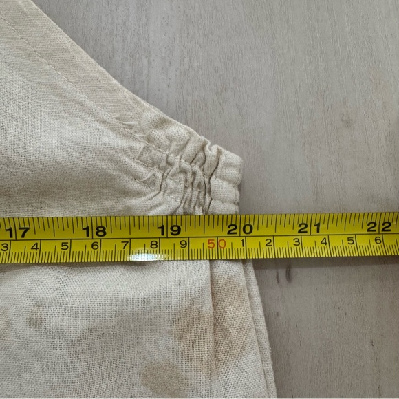 NWT Women's Medium Overalls Tan Cream Bohemian Crochet - Picture 13 of 16